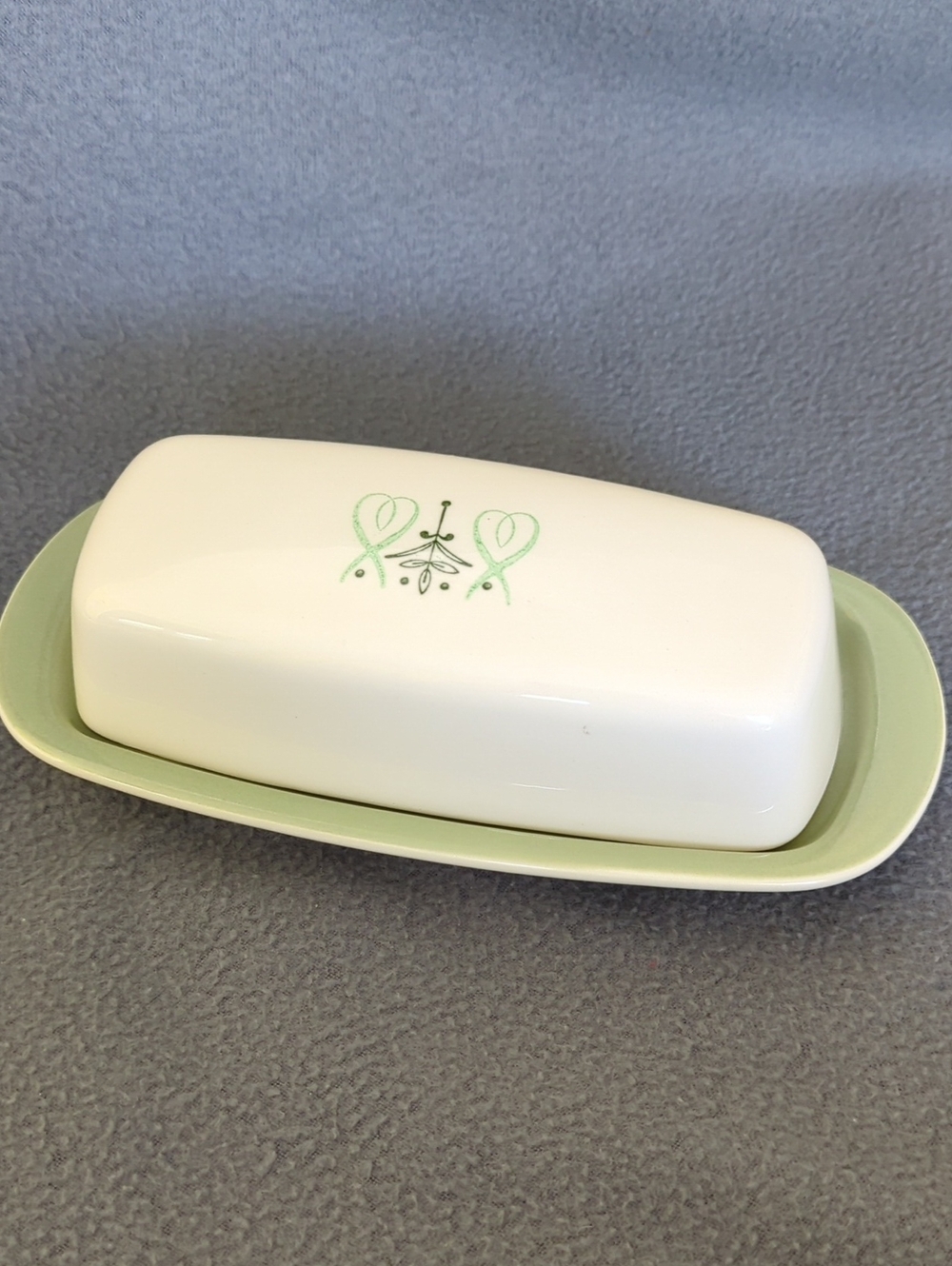 MCM Taylor Smith & Taylor Harmony House Del Ray Butter Dish.
